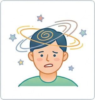어지럼증 어지럼증 일러스트